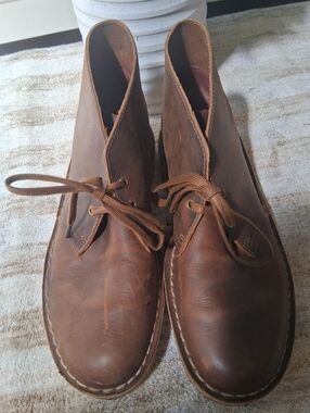 Men's Clarks Originals Lace Up Ankle Boots Size 8m